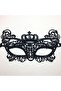 Black Color Lace Cut Lace Embroidered Prom Party Mask No 9 - 3