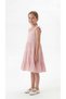 Flower Embroidered Girl's Dress - 3