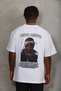 Men's Short Sleeve Summer T-Shirt Crew Neck Printed Oversize T-Shirt - White - 5