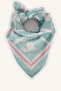 E6160Axtr19 Turquoise Women's Satin Scarf