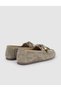 Lumanar Women's Nomad Oil Green Suede Driver Loafer Shoes - 4