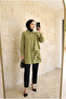 Women's Shoulder Wrap Shawl-Look Lace-Up Tunic - 5