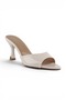Jamila Single Strap Women's Heeled Slippers - 3