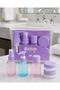 Transparent Travel Refill Bottle Set 5 Piece Cosmetic Organizer -