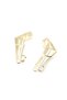 Glb-Stl41414 Cartilage Earrings - Gold