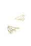Glb-stl41414 stone earrings - gold