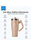 Temp Guard Vacuum Insulated Travel Mug – 180° Rotating Handle Tumbler, 24H Cold & 12H Hot, 950ml -Brown - 6