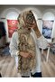 شال ناعم بنمط سلسلة - بيج