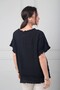 Women's Lace Embroidered Lined Casual Italian Cotton Blouse - 4
