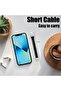 Short USB C Cable 5.3inch, USB A to USB C 60W Fast Charging Cable, Support 10 Gbps Data Sync, 3A Fast Charging, FPC Design for SSD, Power Bank, Android Auto, Laptop, Tablet, Phone (C - A) - 7