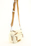 Women's Beige Multi-Compartment Waterproof Crossbody Bag - 2