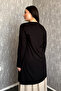 Women's Plus Size Long Cardigan with Stone Collar and Pockets, 3 Buttons 904 - 6
