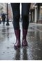 Garden and Rain Colorful Women's Boots 36-40 Claret Red - 2