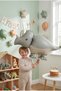 Gray Matte Triceratops Retro Dinosaur Foil Balloon 69X40 cm Dinosaur Themed Children's Birthday Party Decoration - 2