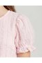 Senior Girls Pink Puff Sleeves Dress - 5