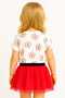 Summer Baby Girl Set with Mini Tulle Skirt 100% Cotton T-Shirt - 3