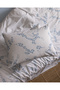 Julia King Size 100% Cotton Ranforce Printed Sheet and Duvet Cover Set - Blue - 5