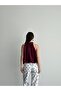Women's Halter Neck Balloon Cut Chiffon Blouse - 5