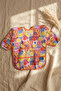 Long Sleeve Liquid-Proof Fruit Patterned Baby Food Bib - Blw Compatible with Pockets and Stain-Proof Feeding - 5
