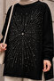 Women's Stone Sparkling Hijab Tunic Comfortable Fit - 2