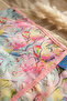 Aura Flora Artistic Floral Patterned Liquid-Proof Stain-Resistant Baby Food Bib with Pockets - Premium Quality - 5
