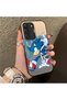 Samsung Galaxy S22 Compatible Hard Acrylic Back Silicone Edge Lens Protection Case - 2