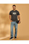 Men Charcoal Printed T-Shirt - 2