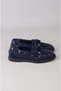 Seç 7513 Genuine Leather Casual Women's Shoes Navy Blue Suede - 2