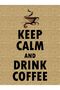 غطاء وسادة مزخرف من ماكيتكس مقاس 41x41 سم - غطاء وسادة مزخرف بنقش Keep Calm