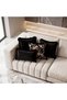 "Velvet" Textured Tassel Throw Pillow Cover - 45X45 - 2
