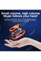 Magnetic Bluetooth Speaker with RGB Light & Phone Holder for Metal Surfaces, Orange - 3