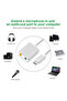 محول من النوع C إلى مقبس 3.5 ملم، محول USB-C إلى سماعة رأس وميكروفون وبطاقة صوت، محول للكمبيوتر المحمول - 7