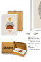White Wooden Framed 2 Piece Set Painting Huhu38 - 2