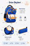 Cat Patterned Waterproof 3-Piece Primary School Bag with Lunch Box and Pen Holder Orthopedic School Set - 6
