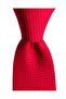 Red Patterned Silk Tie – 7.5 cm Wide - 6