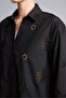 قميص بأكمام طويلة مطرز من القطن بنسبة 100% B5419AX26SP - 4
