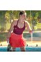 902680.686 Challenge Women's Sleeveless T-Shirt - Burgundy - 6