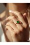 Bohera Boutique Handcrafted Pure Brass Authentic Vintage Ring with Natural Stone Adjustable