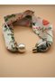 Women's Satin Textured Magnetic Pearl Scarf Necklace - 2
