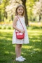 Girl's Crossbody Straw Bag with Accessories