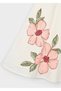 Girl's Floral Dress Cream - 6