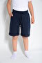 Boys' Navy Blue 100% Cotton Lakos Pique Shorts - 3