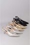 Select 8526 knitted heel shoe (heel height: 7 cm) gold - 8