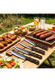 4-Piece Professional Kitchen Knife Set, Hammered Sharp Blades for Meat, Vegetables and Fruit, Ergonomic Balanced Handle Chef Knives for Home Cooking and Culinary Chefs