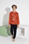 Boy's Long Sleeve Interlock Cotton Pajama Set 7407-