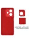 Solid Color Θήκη Σιλικόνης Red (Oppo A40) - 5