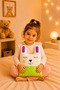 2-Piece Children's Room Cushion Pillow Set, Filled, Cute, Multi-Purpose Decorative Pillow 30X40 cm - 4
