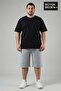 Large Size Men's 2-Piece Capri Shorts Comfortable Fit Set 3Xl-6Xl Spr26Bsr591+2 - 2