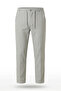 Men's Gray Striped Jogger Slimfit Patterned Buttoned Zipper Trousers