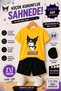 Kuromi Dream Mood Look Kids' Set – T-Shirt & Shorts 2-Piece Combination |   Trendy Summer Set for Ages 1-12